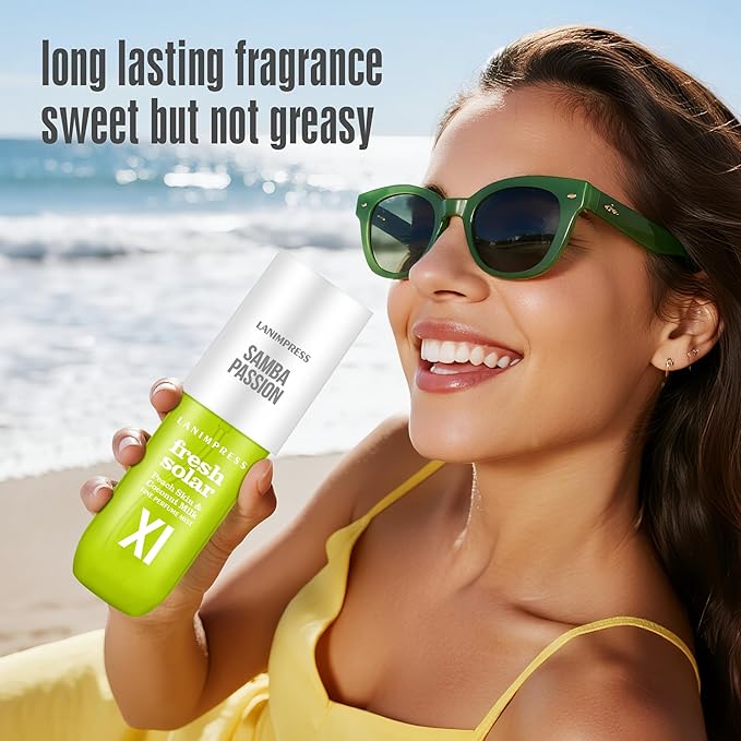 Perfume - No.11，Body Spray For Women（Eau De Perfum） Hair & Body Fragrance Mist（Peach Skin +Coconut Milk +Frangipani Petals） Perfumes For Women（3 fl oz）
