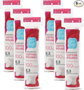 Simply Soft Premium Cotton Rounds, 100% Pure Cotton, Absorbent Cotton Pads, 100 Count (Pack of 6)