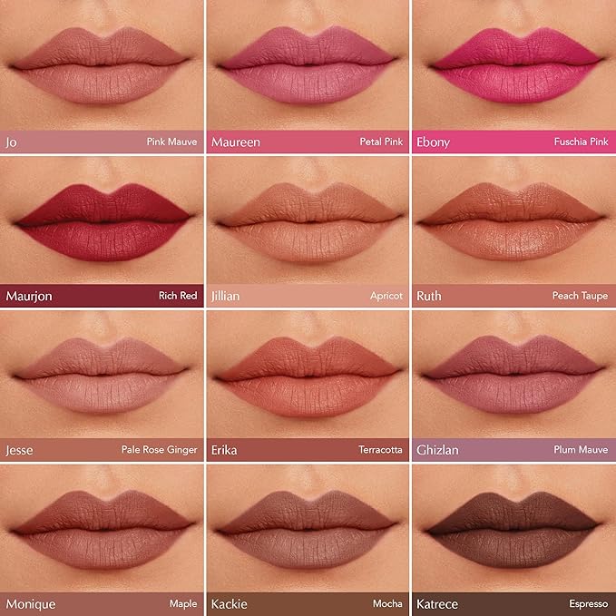 Thrive Causemetics Lip Filler Long-Wearing + Plumping Lip Liner, Shea Butter Hydrating Lip Plumper Retractable Lip Liner Pencil, Built In Sharpener, Vegan & Cruelty Free, Ghizlan (Plum Mauve)