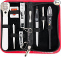 3 Swords Germany - Brand Quality 9-Piece Pedicure kit Set - Callus Remover and Nail Care Tools - Made in Solingen/Germany