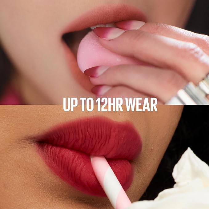 MAYBELLINE Super Stay Teddy Lip Tint, Long Lasting Matte Lipstick For Up To 12HR Wear, Mascara Tear, 1 Count