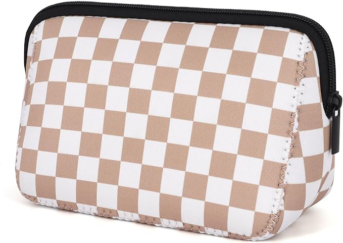 Cosmetic Bag Waterproof Neoprene Zipper Pouch Travel Portable Toiletry Makeup Bags Organizer Case for Women and Girls