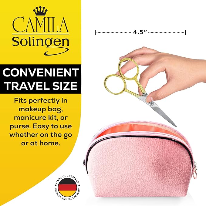 CS45 Hair Scissors Professional 4.5" Very Sharp Grooming Scissors. Razor Edge Barber Hair Cutting Scissor. Stainless Steel Hair Cutting Shears for Salon. Made of in Solingen, Germany