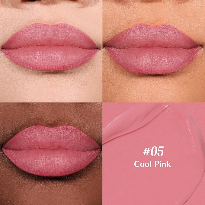 bayfree 2-IN-1 Lip Liner and Lip Stain, High Pigmented Long Lasting Velvet Lip Tint, Well-Defined Lipliner, Weightless Waterproof Not Animal Tested, Matte Finish Makeup