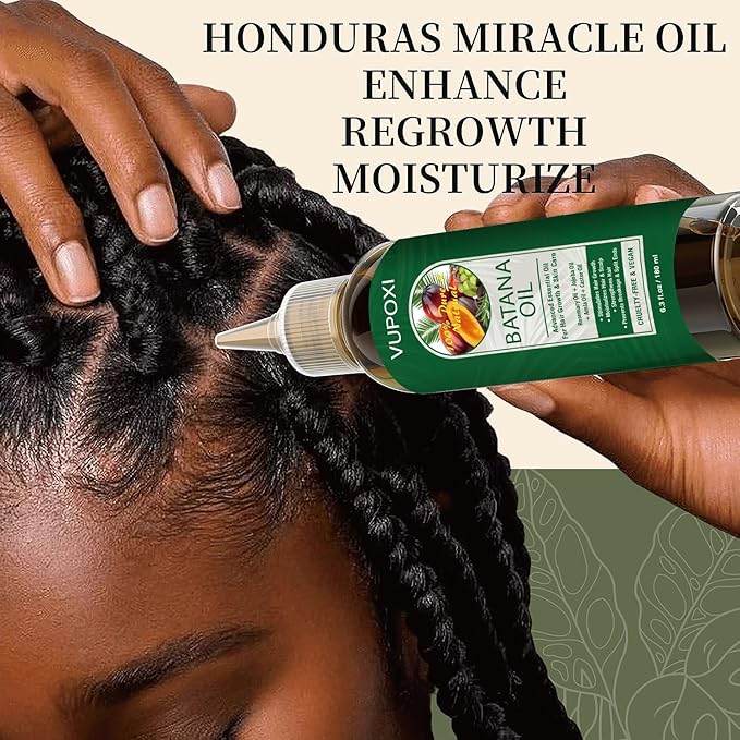 5-in-1 Batana Oil for Hair Growth | Liquid Blend with Rosemary, Amla, Castor, Jojoba Seed - 180mL (6.3 fl.oz)