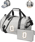 Party Favors for Teenager, Girls Travel Duffle Bag, Kids Initial Overnight Bags with Shoe Compartment, Monogram Weekender Bag with Makeup Pouch, Gift Ideas for Niece Sister (Letter O)