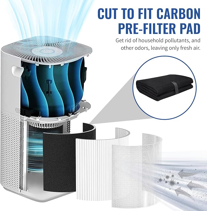CFS – Pack of 1, Universal Cut to Fit Carbon Pre-Filter Pad Roll - Image 5
