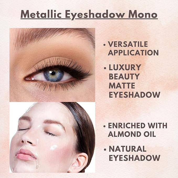 GA-DE Velveteen Matte Eyeshadow Mono, 228 - Eye Makeup, Pressed Powder EYESHADOW with Almond Oil - Intense or Subtle Shading - 0.105 oz