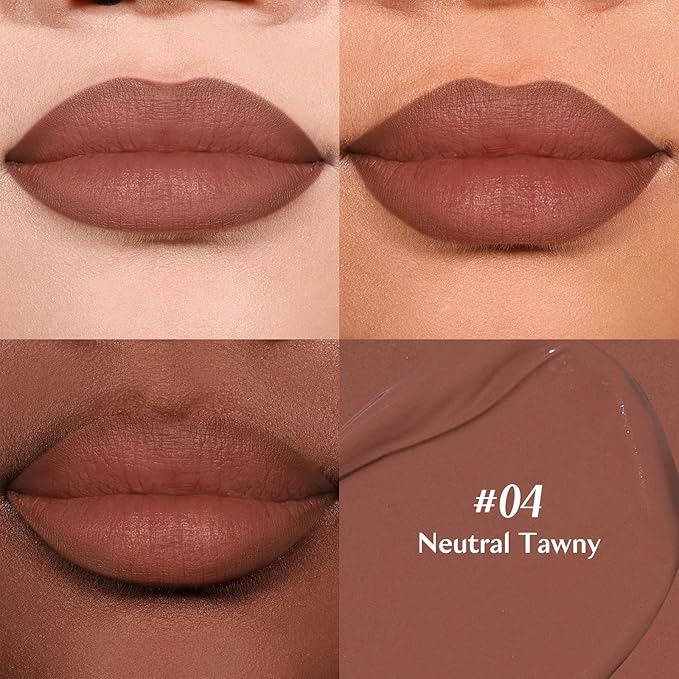 bayfree 2-IN-1 Lip Liner and Lip Stain, High Pigmented Long Lasting Velvet Lip Tint, Well-Defined Lipliner, Weightless Waterproof Not Animal Tested, Matte Finish Makeup