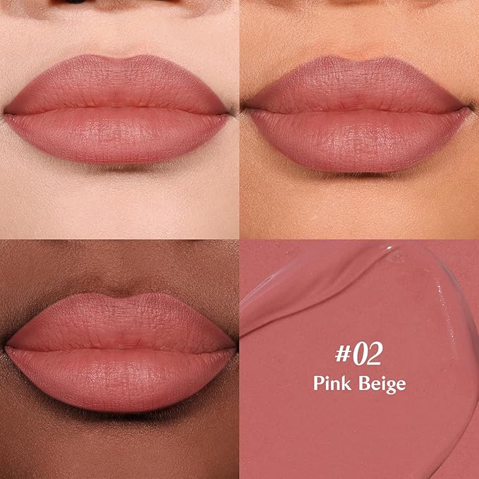 bayfree 2-IN-1 Lip Liner and Lip Stain, High Pigmented Long Lasting Velvet Lip Tint, Well-Defined Lipliner, Weightless Waterproof Not Animal Tested, Matte Finish Makeup