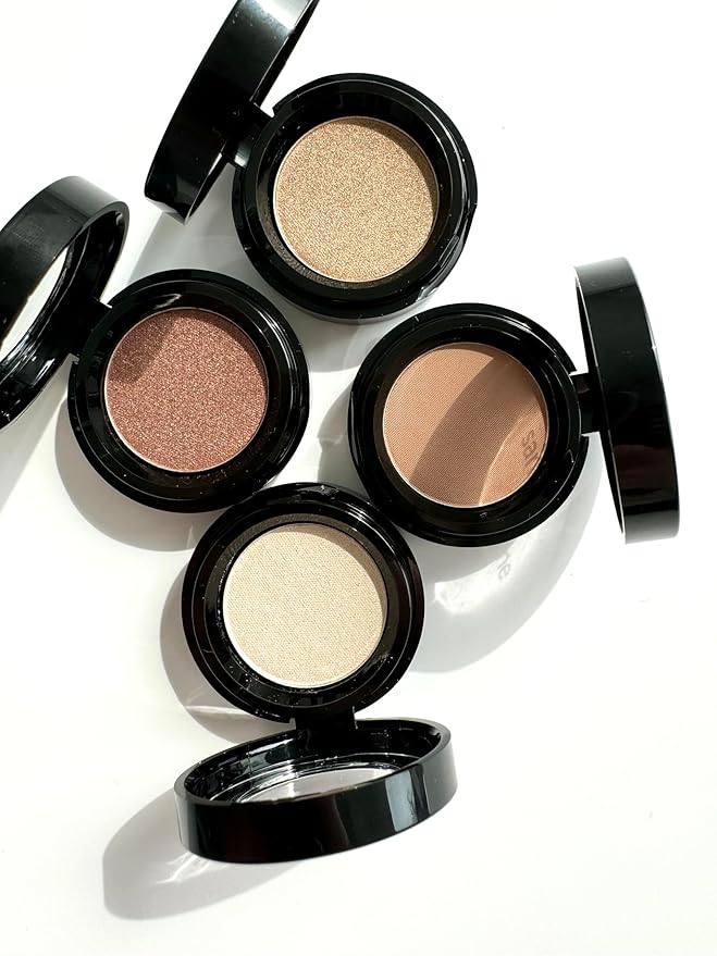 Sandstone Scandinavia Eyeshadow for Sensitive Eyes, Eyeshadow with Long Durability, Allergy Certified, Fragrance-Free and Vegan Eye Make-Up, Hypoallergenic Make-Up (254 Mocha)