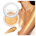 BEPHOLAN Highlighter Powder,High Gloss Glitter,Sparkling Powder Makeup for Face and Body - High-Pigment Shimmer Makeup, Long-Lasting & Buildable（Gilded Gleam）