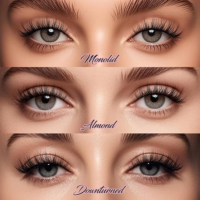 Bepholan False Eyelashes Natural Look Wispy Eyelashes 3D Fluffy Fake Eye Lashes Soft Band Easy to Apply 3 Pair Faux Mink Strip Lashes(M01)