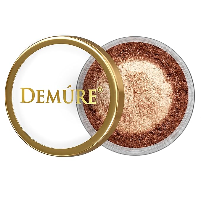 Demure Mineral Make Up (Copper) Eye Shadow, Shimmer Eyeshadow, Loose Powder, Glitter Eyeshadow, Eye Makeup, Professional Makeup