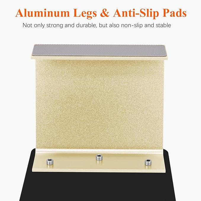 Erasable Arm Rest for Nails Tech, Luxury Nail Arm Rest Black Manicure Hand Rest for Nails Tech with Non-Slip Aluminum Alloy Legs, Cleanable Technology Leather