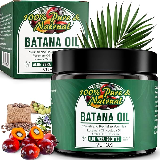 5-in-1 Batana Oil for Hair Growth | Liquid Blend with Rosemary, Amla, Castor, Jojoba Seed - 180mL (6.3 fl.oz)