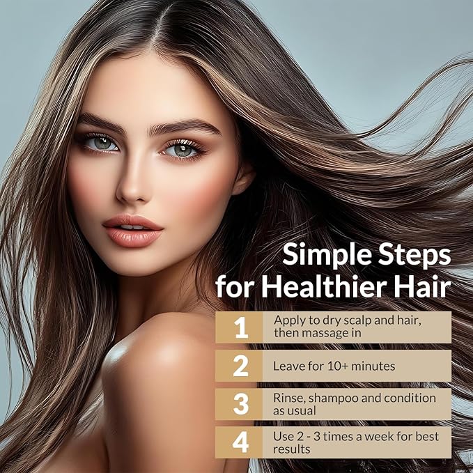 Aroma Therapy Pre-Wash Hair Oil Serum 30ml / 1 Fl.oz (Volumizing & Thickening)