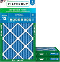 Filterbuy 14x25x2 Air Filter MERV 13 Optimal Smoke & Allergy Defense, by Filterbuy