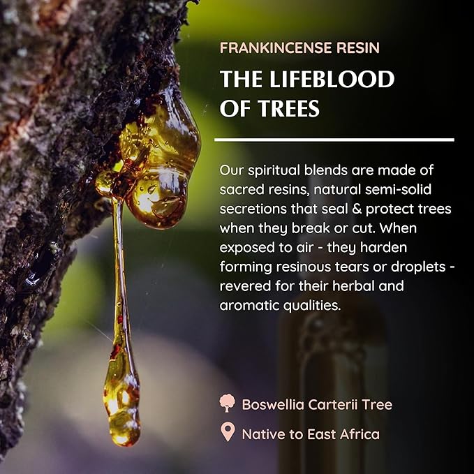 Frankincense Natural Resin Mist Spray by Aromafume | 100 ml / 3.3oz | Ideal for spirituality, prayer & rituals | Made with Frankincense Resin from Somalia | Non-alcoholic, non-toxic & vegan
