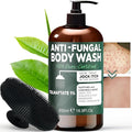 Antifungal Body Wash with Tea Tree Oil | Antibacterial Soap for Back Acne, Eczema & Jock Itch,Treats Ringworm | Antibacterial Body Soap For Men And Women (1% Tolnaftate Medicated Body Wash) 16.9 oz