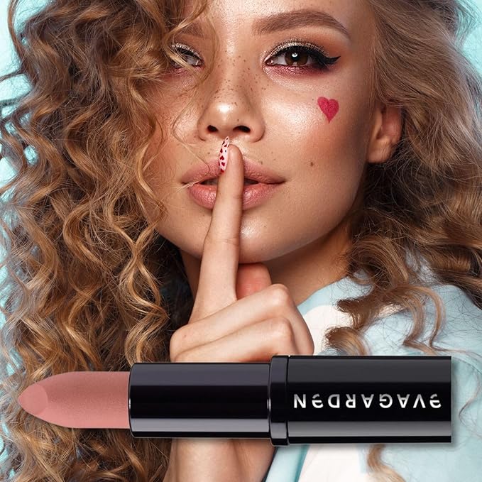 EVAGARDEN The Matte Lipstick - Velvety Texture and Vibrant Ultra-Matte Finish - Pigmented, Soft and Silky Formula and Smooth Application - Offers Bold Saturated Color - 636 Classic Nude - 0.1 oz
