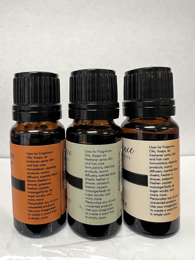 Trio (3) - Spiced Cider, Almond Coconut Milk & Spiced Coconut Milk - Premium Fragrance Oil Trio - 10ML