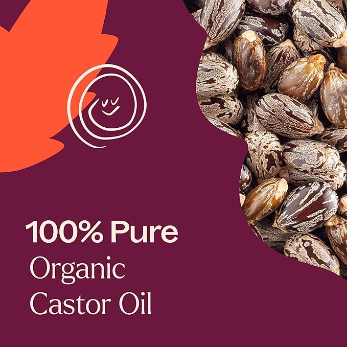 Plant Therapy Castor Oil USDA Organic Cold Pressed 100% Pure Hexane Free 1 Gallon, Conditioning & Healing, for Dry Skin, Hair Growth, Eyelashes