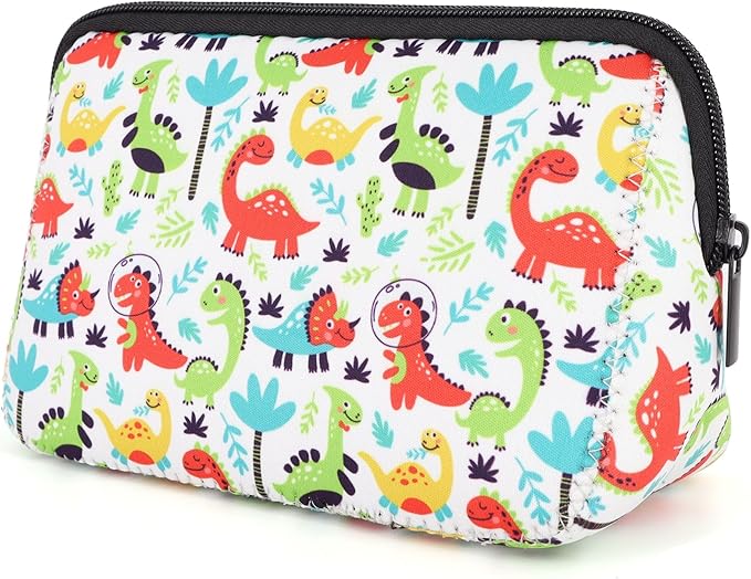 Cosmetic Bag Waterproof Neoprene Zipper Pouch Travel Portable Toiletry Makeup Bags Organizer Case for Women and Girls