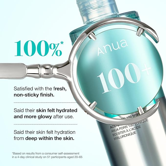 Anua PDRN 100 Hyaluronic Acid Booster Toner, Hydrating Face toner for Dry & Sensitive Skin, Salmon DNA with Moisture Plumping Effect, Glowy Non-Sticky Daily Toner, Korean Skincare (250ml / 8.45 fl oz)