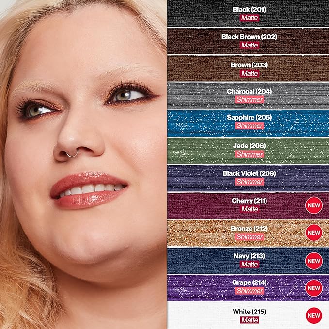REVLON ColorStay Pencil Waterproof Eyeliner, Smudge-Proof, Eye Makeup with Built-In Sharpener, Stocking Stuffer for Women, 212 Bronze, 0.01 oz