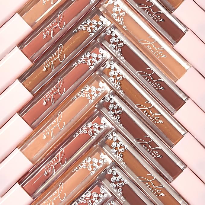 Julep So Plush Plumping Lip Gloss – High-Shine, Non-Sticky Lip Color - Vitamin E for Soothing & Repair – Cruelty-Free, Moisturizing Gloss – Coffee First