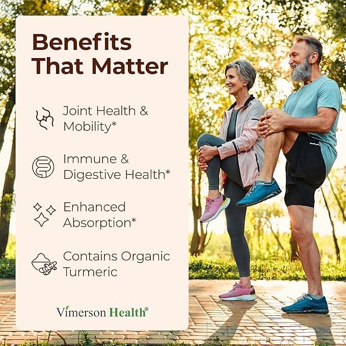 Turmeric Curcumin Supplement with Black Pepper Extract - High Potency Organic Turmeric 1200mg & 95% Curcuminoids for Joint & Digestive Health - Joint Support Supplement - 120 Vegan Curcuma Capsules