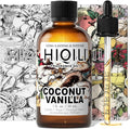 HIQILI Coconut Vanilla Fragrance Oil - for Candle Making, Soap Making, Essential Oil for Diffuser, Humidifier, Home& Hotel & Car Use - 1 Fl Oz