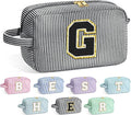 YOOLIFE Graduation Gifts for Women Girls - Graduation Gifts for Her, Graduation Party Favor, Personalized Monogram Initial Makeup Bag for Teen Girl Gifts Trendy Stuff, Girls Makeup Toiletry Bag G