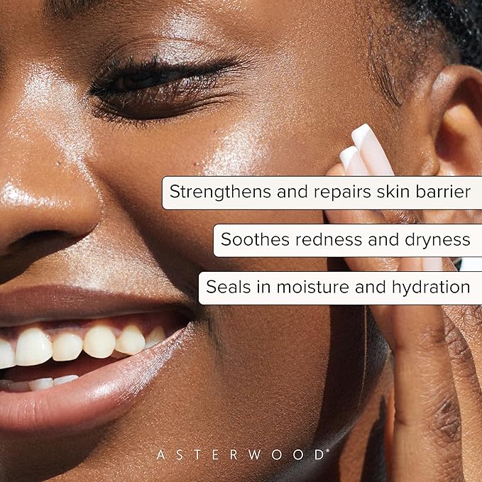 Asterwood Ceramide Barrier Repair Serum - Hydrating, Calming, & Barrier-Restoring Skin Facial Serum - with Triple Ceramide Complex, Squalane, Hyaluronic Acid - Fragrance-Free, Cruelty-Free - 1 Fl Oz