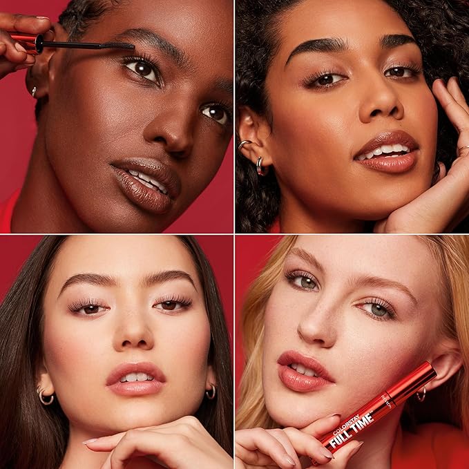 Revlon ColorStay Full Time Volumizing Mascara, 24 Hour Wear, Smudge-Proof, Non-Clumping, Flake-Free, Stocking Stuffer for Her, 403 Natural Brown