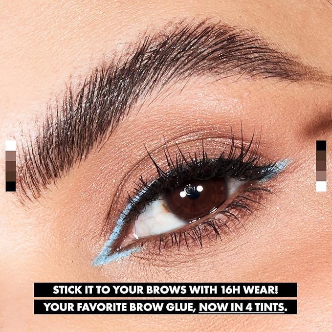 NYX PROFESSIONAL MAKEUP The Brow Glue, Extreme Hold Tinted Eyebrow Gel - Medium Brown