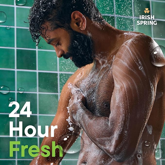 Irish Spring 5 in 1 Body Wash for Men, Men's Body Wash, Smell Fresh and Clean for 24 Hours, Conditions and Cleans Body, Face, and Hair, Made with Biodegradable Ingredients, 30 Oz Pump