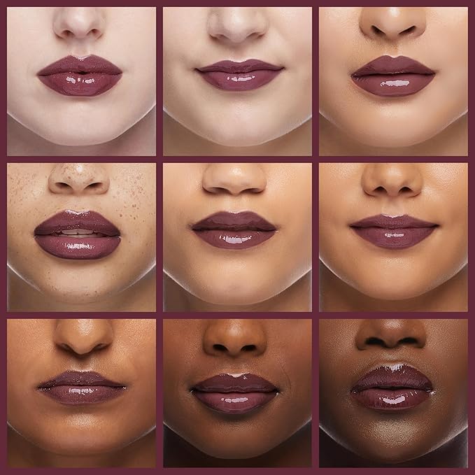 Revlon Super Lustrous Lip Gloss, Non-Sticky, Hydrating, High Shine Finish, 265 Black Cherry, 0.13 oz