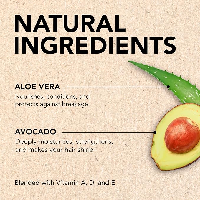 Dr. Miracle's Daily Moisturizing Gro Oil, Blended with Vitamins A, D, E, Avocado & Aloe Vera For Healthy Hair Growth, 4 Ounce