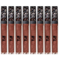 The Lip Bar - Lip Gloss, Extra (Brown Shimmer) 8-Pack - Gloss Up Sheer Finish - Smooth, Not Sticky Formula - Coconut Oil, Olive Oil, Argan Oil & Vitamin E - Vegan & Cruelty Free - .30 fl oz