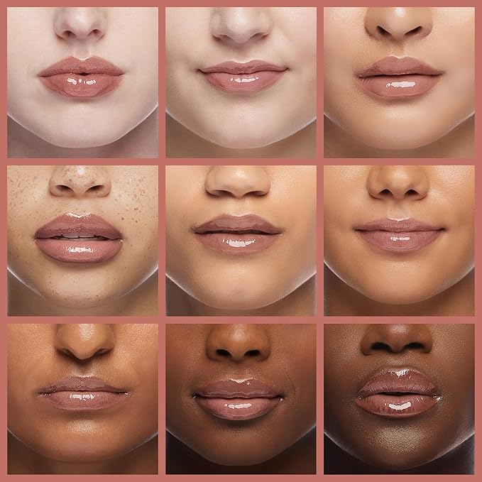 Revlon Super Lustrous Lip Gloss, Non-Sticky, Hydrating, High Shine Finish, 215 Super Natural, 0.13 oz