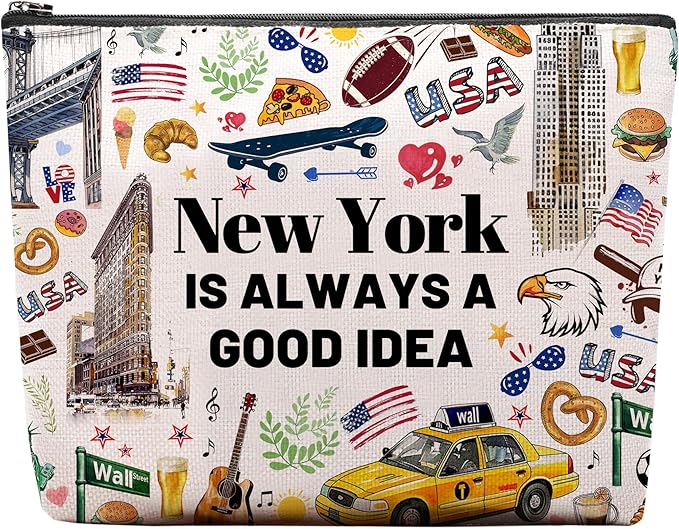 New York Travel Souvenirs, NYC Themed Gifts for Women, I Love NYC Trip Favors