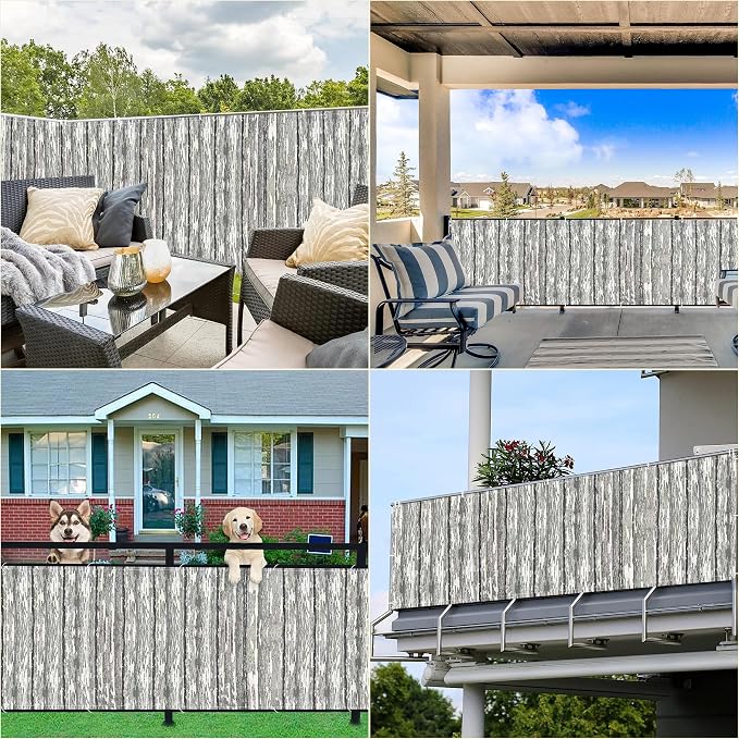Privacy Screen 6.6' x 49.2' UV-Resistant Visibility Reduction Privacy Fence - Image 7