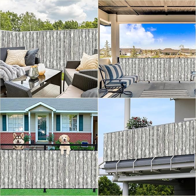 Fence Privacy Screen 2.5' x 6.6' UV Protection 96% Privacy Fence Panels - Image 7