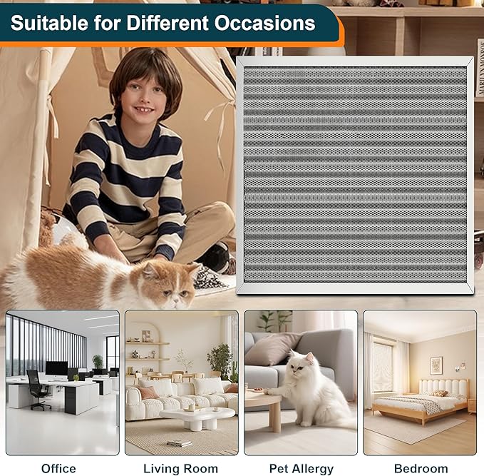 14x20x1 Reusable Air Filter, MERV 8, Permanent Electrostatic Air Filter - Image 7