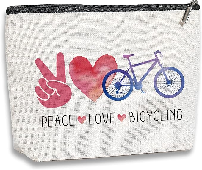 Gifts for Bicycle Enthusiasts Bicycling Gifts for Women Men Bicycling Bicyclist Gift for Biker Cyclist Athlete Bicycle Rider Birthday Christmas Gifts for Women Her Female - Peace Love Bicycling