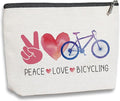 Gifts for Bicycle Enthusiasts Bicycling Gifts for Women Men Bicycling Bicyclist Gift for Biker Cyclist Athlete Bicycle Rider Birthday Christmas Gifts for Women Her Female - Peace Love Bicycling
