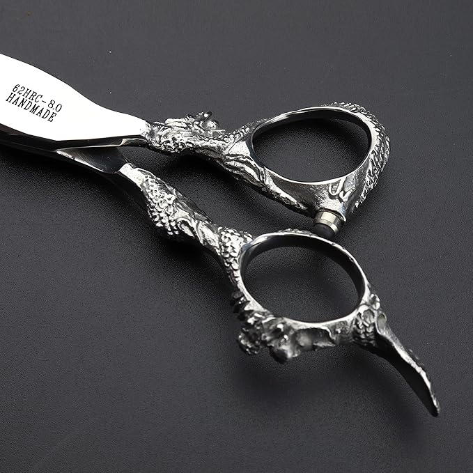 6/7/7.5/8/9-inch professional hair clipper set, stainless steel sharp hair clippers, hairdresser specific scissors (8 in cutting scissors)