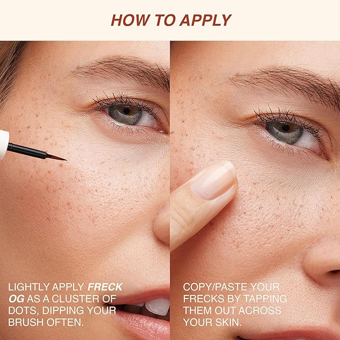 Freck Beauty, The Original Freckle Pen, XL – Natural-Looking, Buildable and Long-Lasting Faux Freckles with Clean, Vegan Formula, All Skin Tones, XL (Light/Medium)